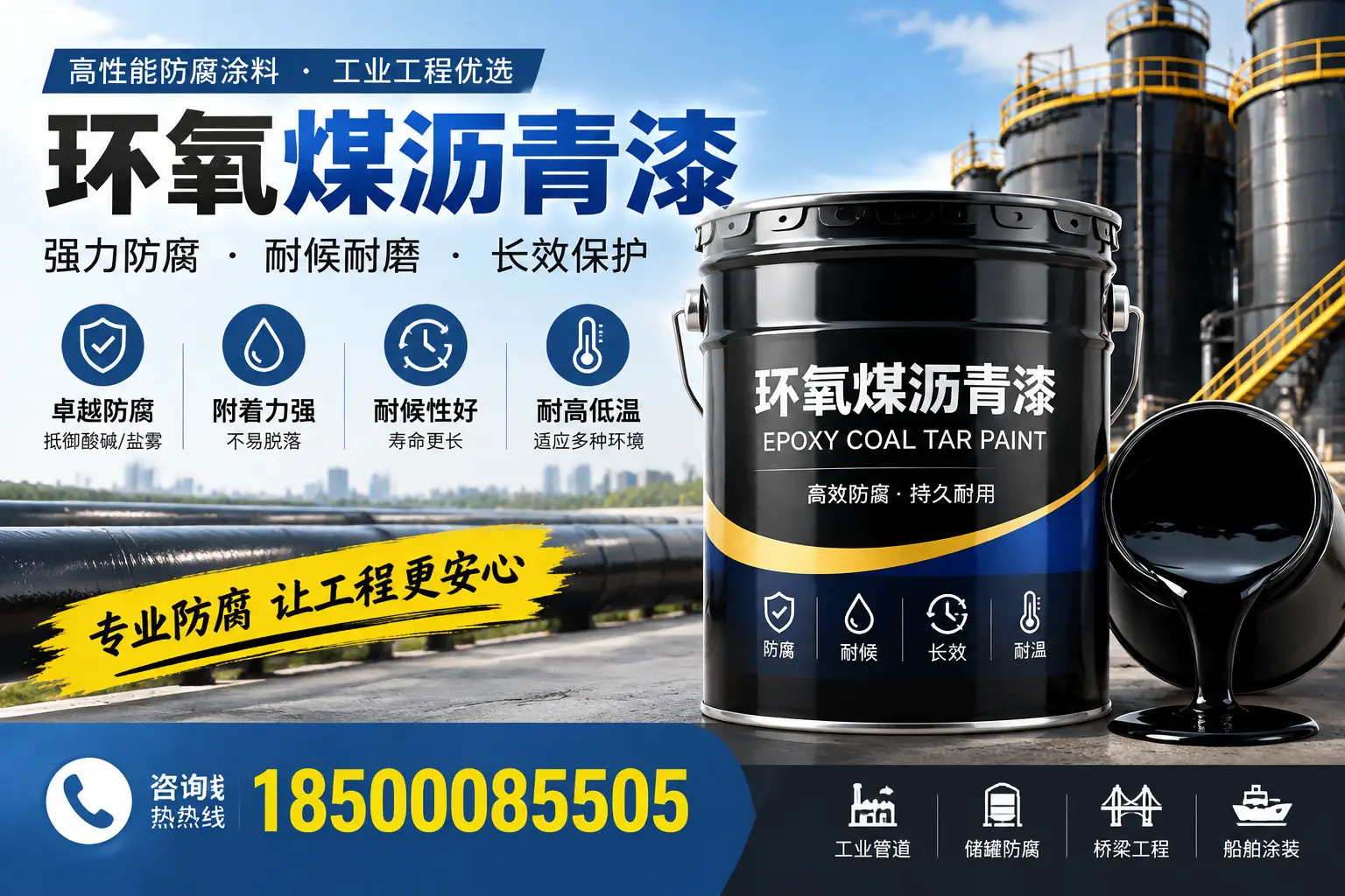 环氧煤沥青漆的施工方法与注意事项，确保在锡林郭勒顺利完成